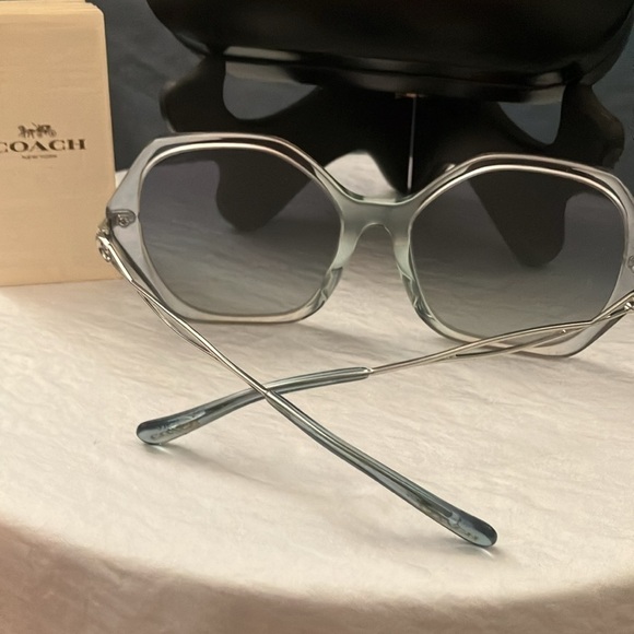 Coach: Translucent Blue (C3504) Sunglasses - Picture 14 of 16
